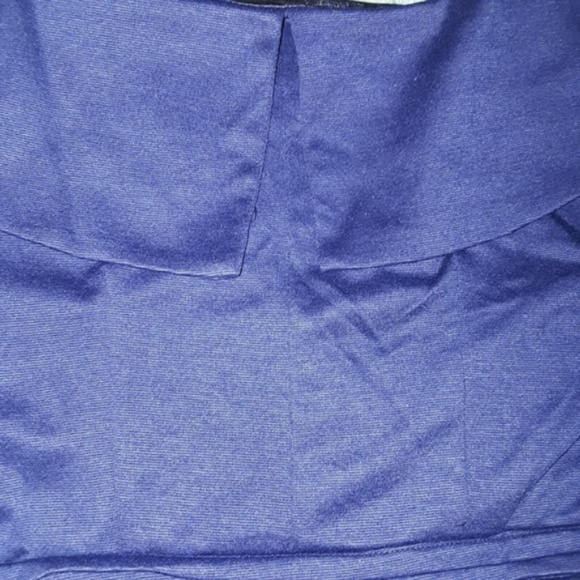 Vintage Style Collared Blue Rockabilly PinUp Dress - Picture 8 of 8